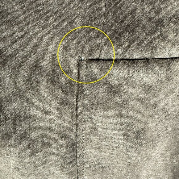 Bresciani Italy Blazer Men Size 40 Black Velour 2-Button Jacket Casual Party NWT - Picture 6 of 13